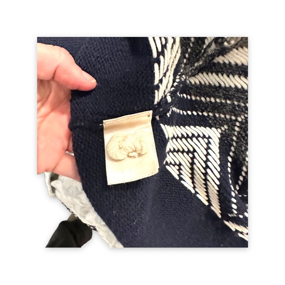 Anthropologie by Moth Chevron Stitch Kimono Sleeve Open Front Cardigan size S - Picture 10 of 12